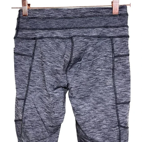 Athleta Black‎ Heather Excursion Tight Yoga Fitness Pant Women’s Size Small - Picture 4 of 7